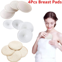 4 Pcs Skin-Friendly Breast Pads Anti-Overflow Nursing Pad Breastfeeding Absorbency Mom Prenatal Postnatal Supplies