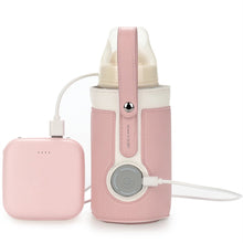 Warmth on the Go: The SmartSip Portable Bottle Warmer - Quick Charging with Precision Temperature Control in Chic Pink