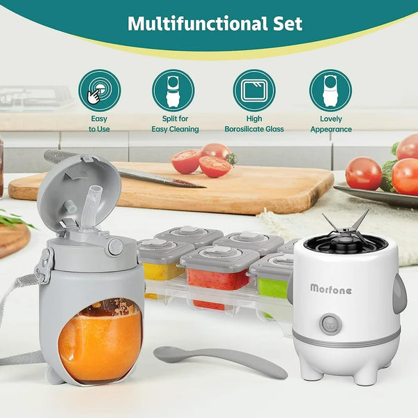 The Little Chef’s Delight: 17-in-1 Baby Food Processor - Your All-in-One Culinary Companion for Homemade Baby Nutrition