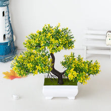 Artificial Plants Bonsai Small Tree Pot Fake Plant Flowers Potted Ornaments for Home Festival Wedding Decoration Accessories