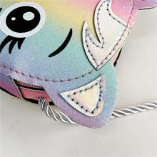 PU Leather Crossbody Bag for Children Cartoon Baby Girls Mini Cute Cat Shoulder Bags Zipper Wallet Kids Small Coin Purse