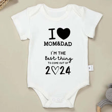 I LOVE MOM & DAD Baby Boy Girls Clothes High Quality Comfy Soft Newborn Baby Stuff Cotton Summer Infant Bodysuits & One-Pieces