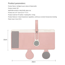 Warmth on the Go: The SmartSip Portable Bottle Warmer - Quick Charging with Precision Temperature Control in Chic Pink