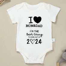 I LOVE MOM & DAD Baby Boy Girls Clothes High Quality Comfy Soft Newborn Baby Stuff Cotton Summer Infant Bodysuits & One-Pieces